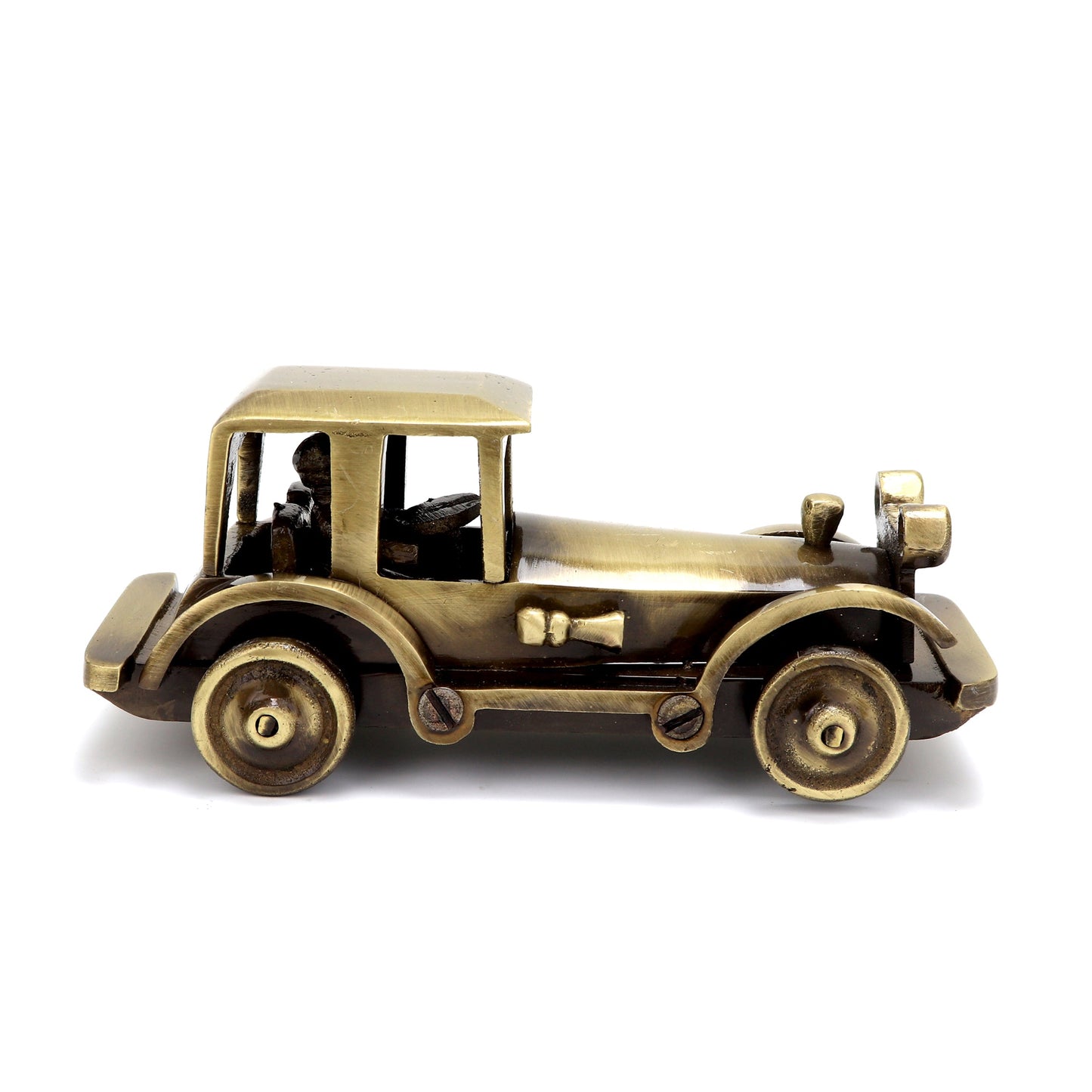 Brass Vintage Motor Car Showpiece Figurine Statue for Home