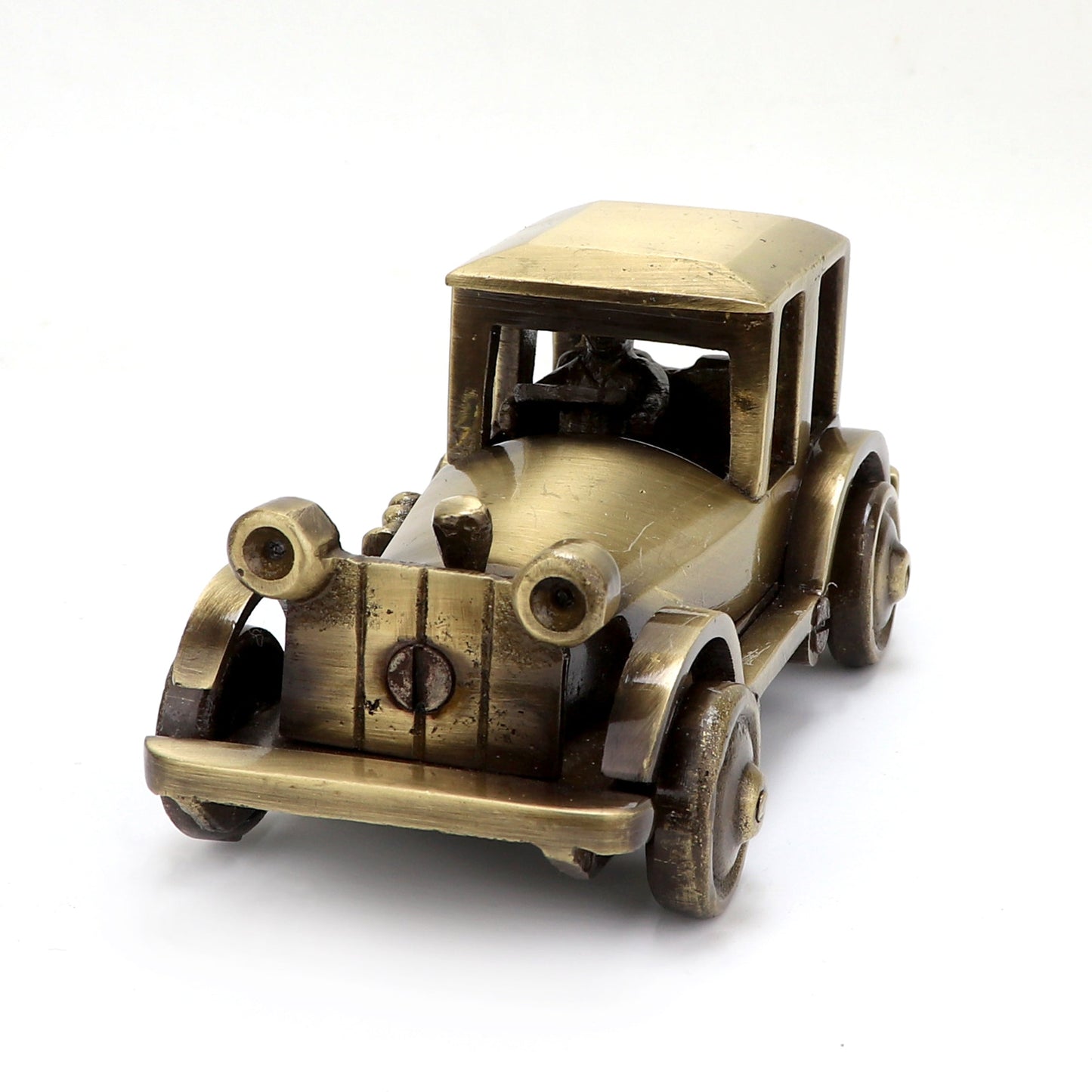 Brass Vintage Motor Car Showpiece Figurine Statue for Home