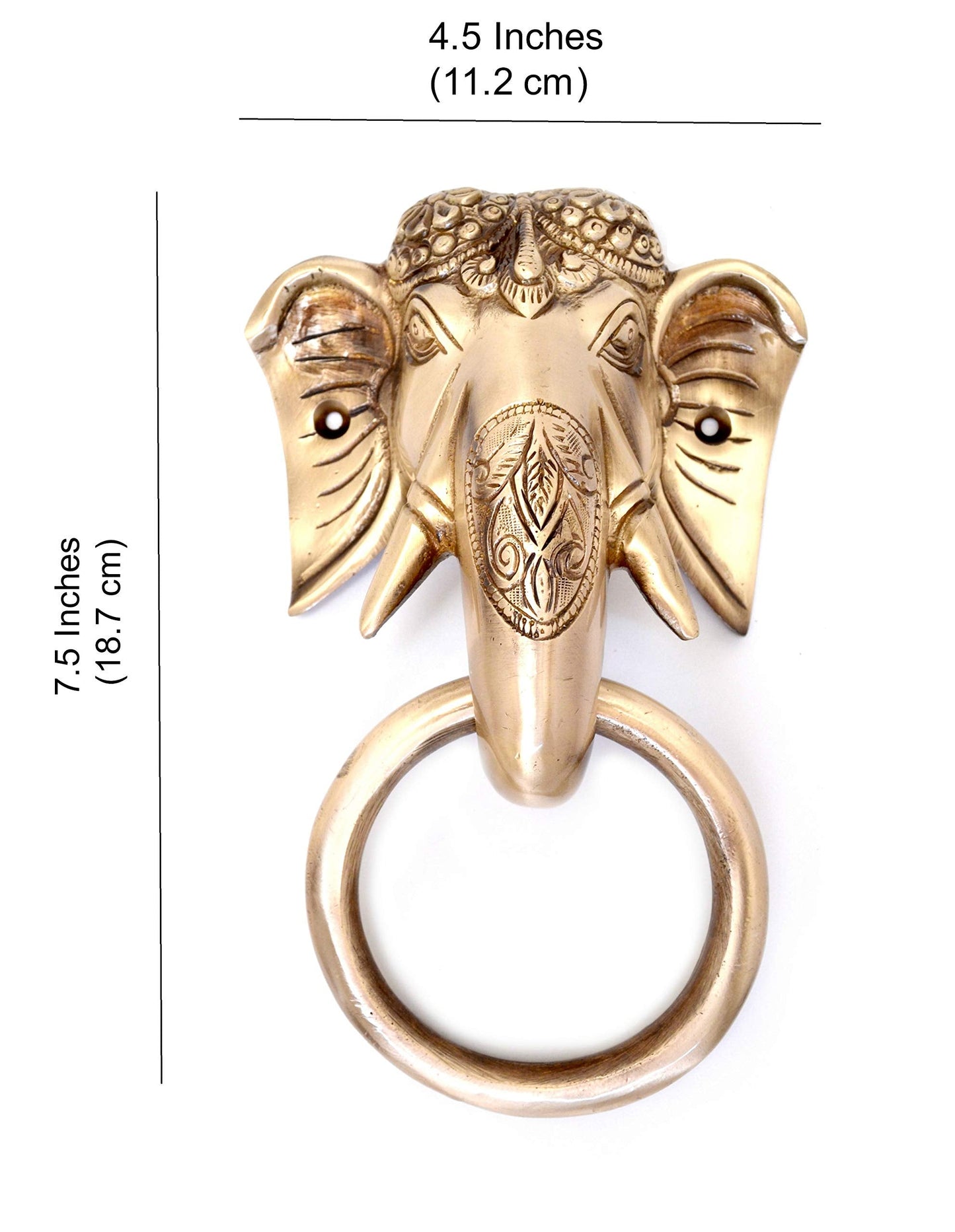 Tuskar Ganesha Brass Door Knocker