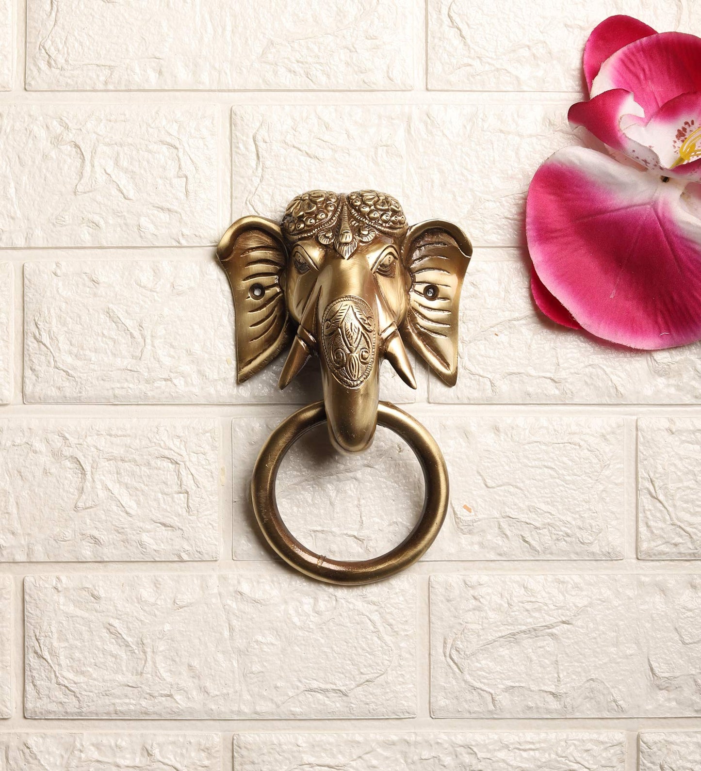 Tuskar Ganesha Brass Door Knocker