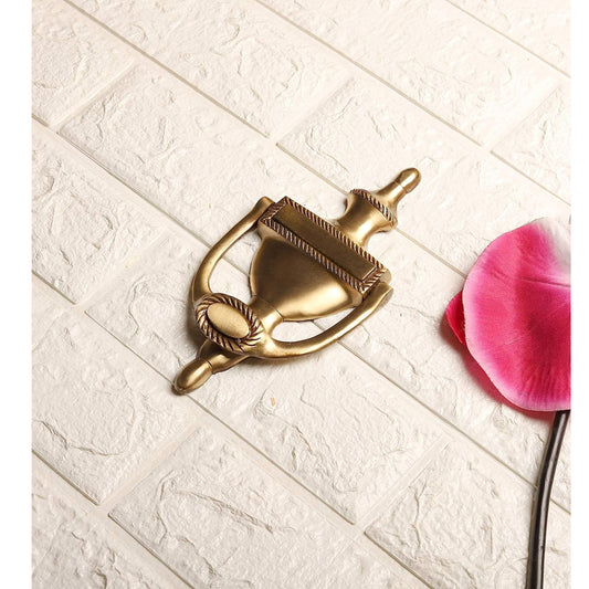 Brass Georgian 8" Round Door Knocker