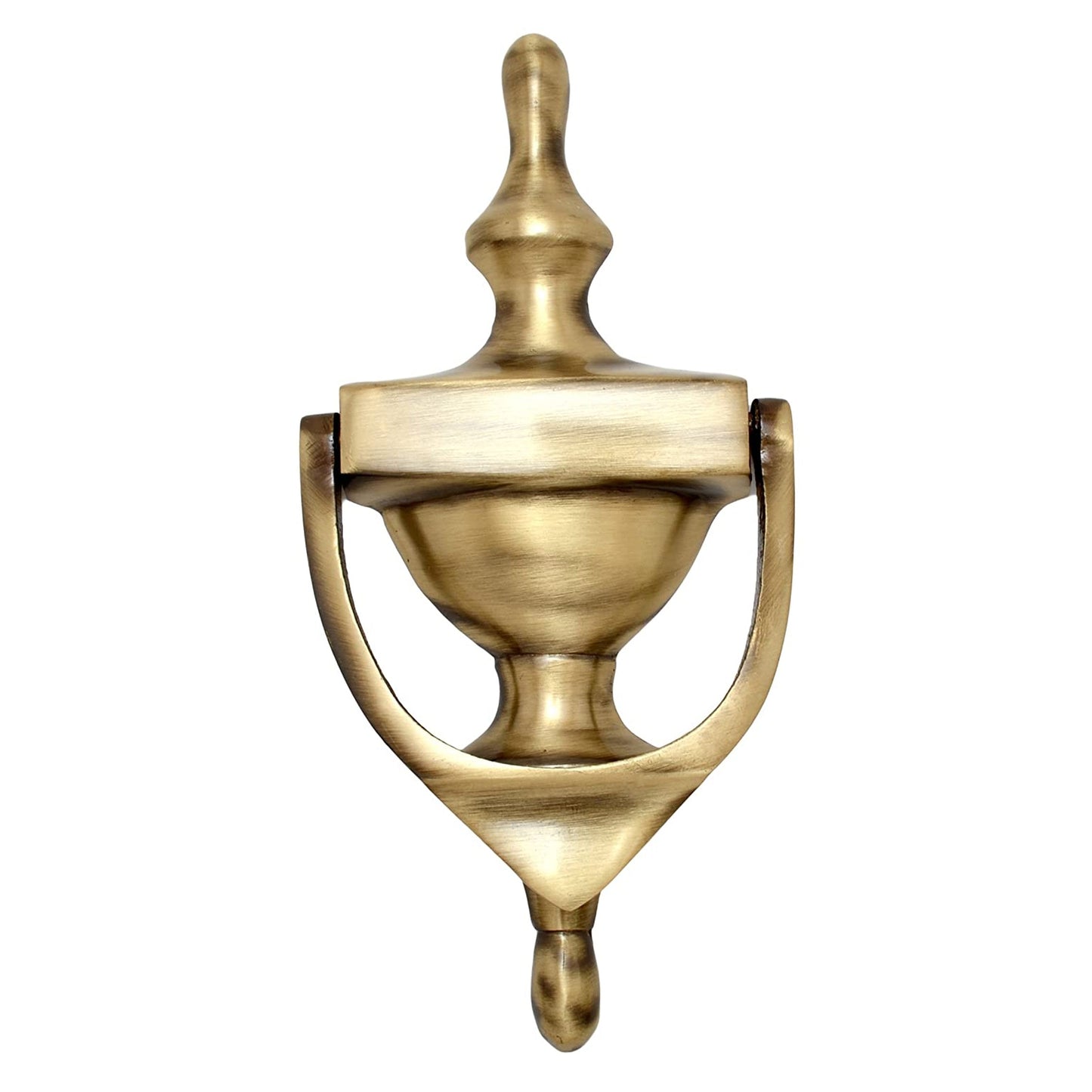 Brass Georgian 8" Round Door Knocker