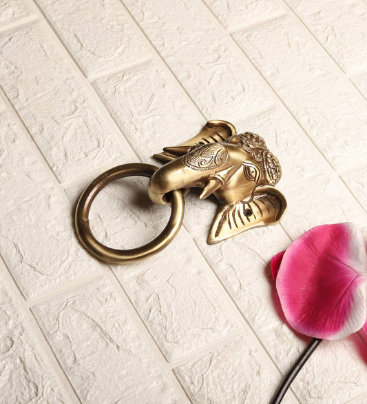 Tuskar Ganesha Brass Door Knocker
