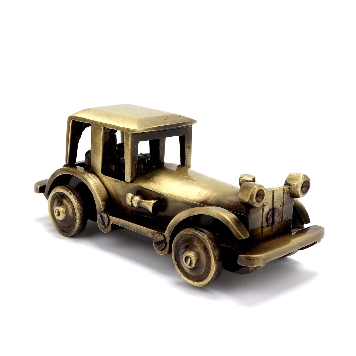 Brass Vintage Motor Car Showpiece Figurine Statue for Home