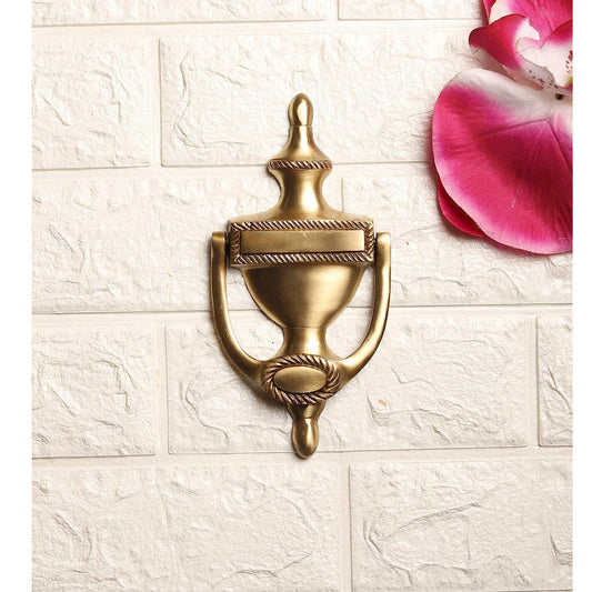 Brass Georgian 8" Round Door Knocker