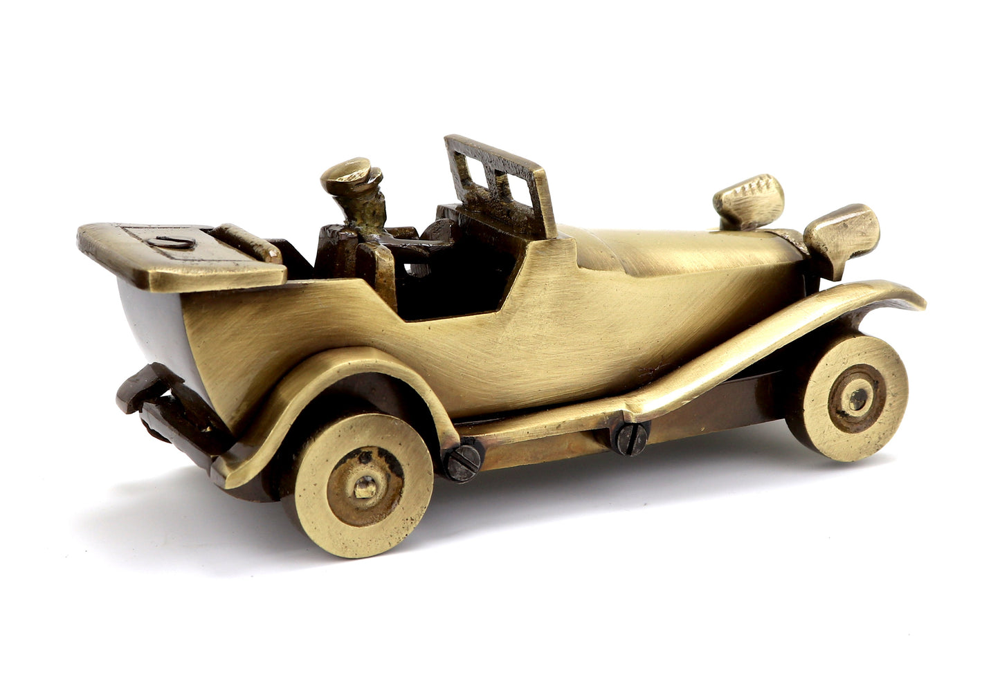 Brass Roofless Vintage Motor Car Showpiece