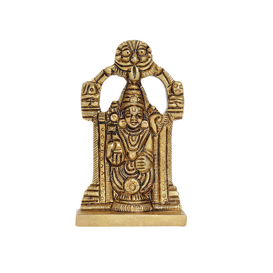 Venkateshwara Balaji Idol | 100% Pure Brass | Antique Finish