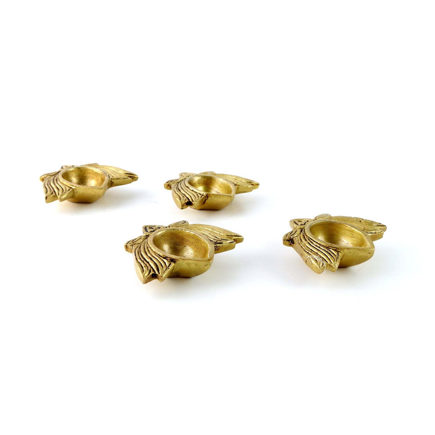 Lotus Shaped Decor Brass Diya