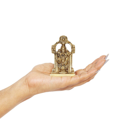 Venkateshwara Balaji Idol | 100% Pure Brass | Antique Finish