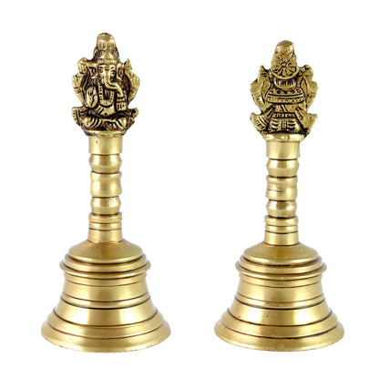 Brass Ganesha Pooja Hand Bell