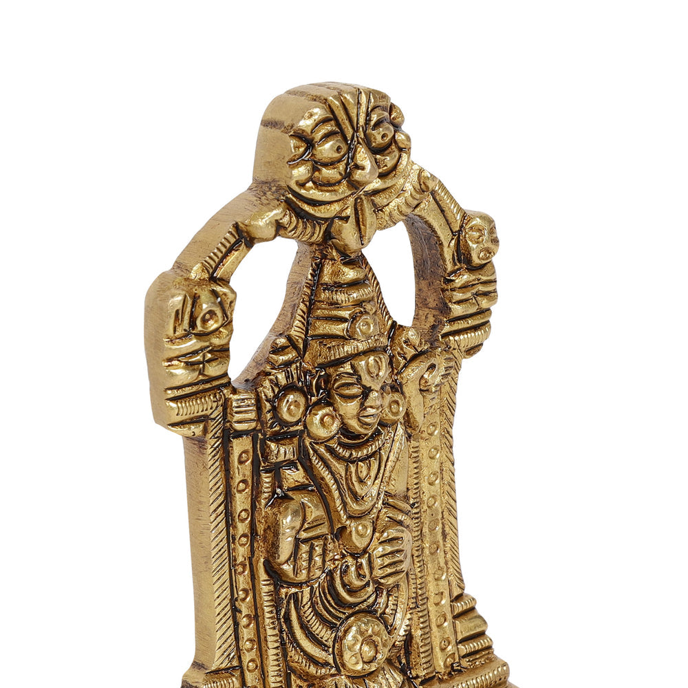 Venkateshwara Balaji Idol | 100% Pure Brass | Antique Finish