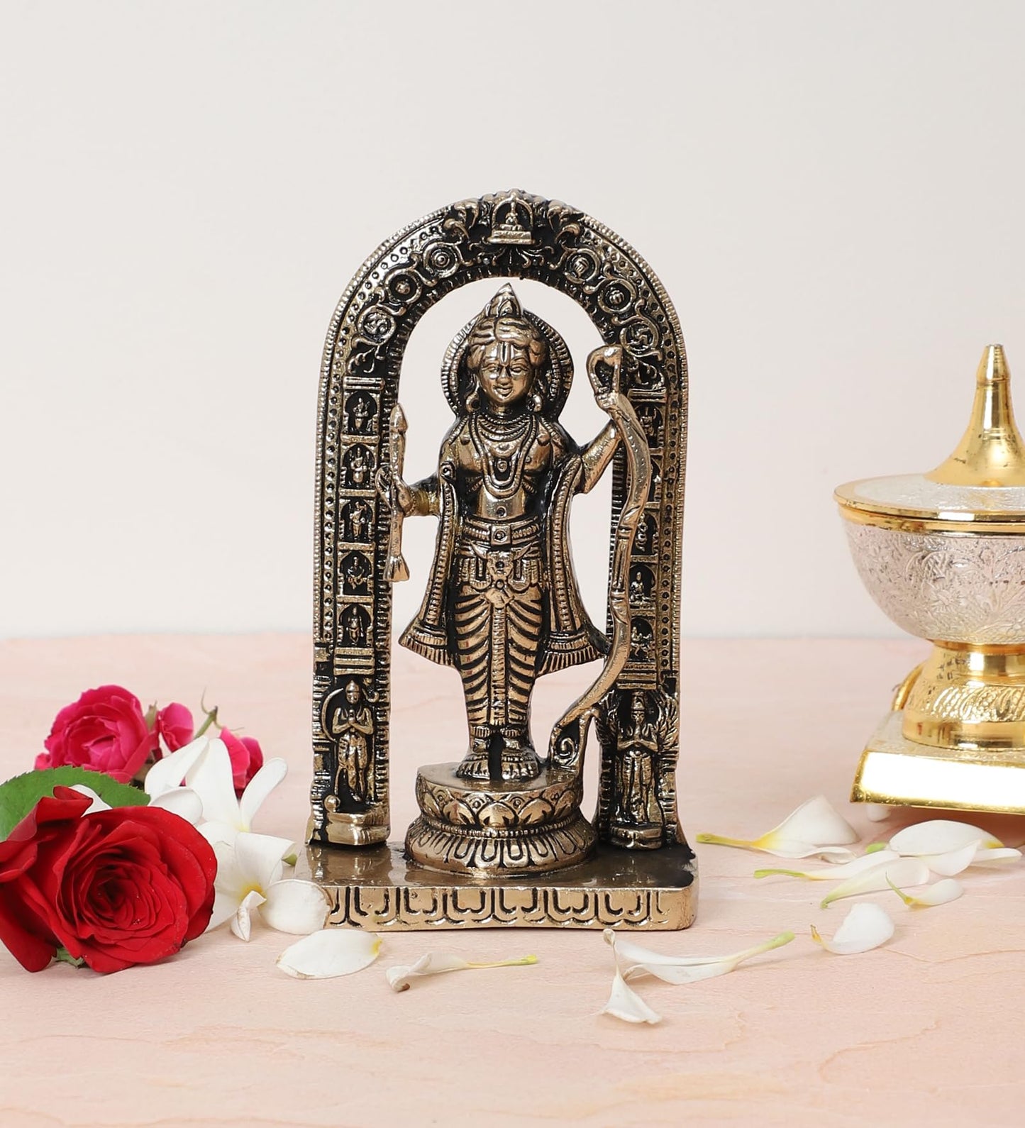 Ayodhya Ram Lalla Brass Idol, Shri Ram Brass Statue