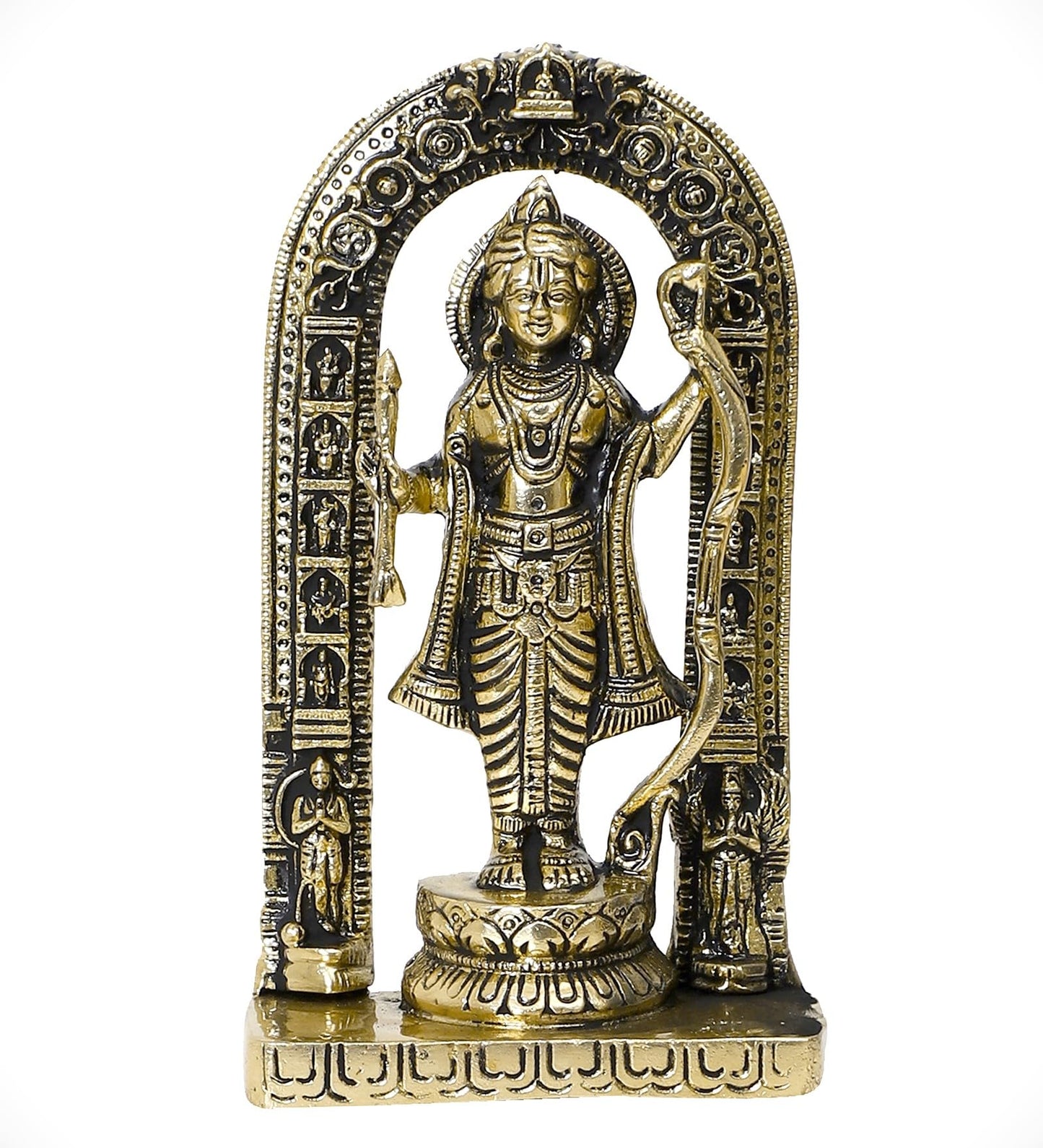 Ayodhya Ram Lalla Brass Idol, Shri Ram Brass Statue